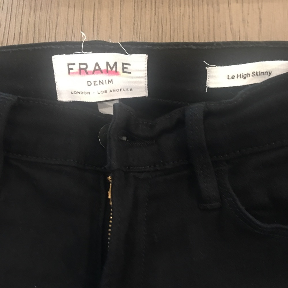 Frame jeans - black size 24